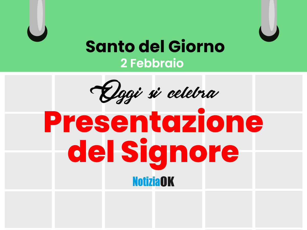 Oggi si celebra la Presentazione del Signore al Tempio - 