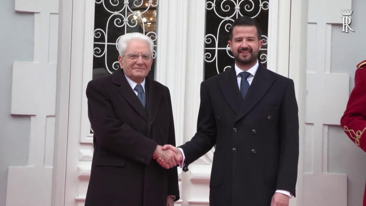 Montenegro, Mattarella incontra il presidente Milatovic - 