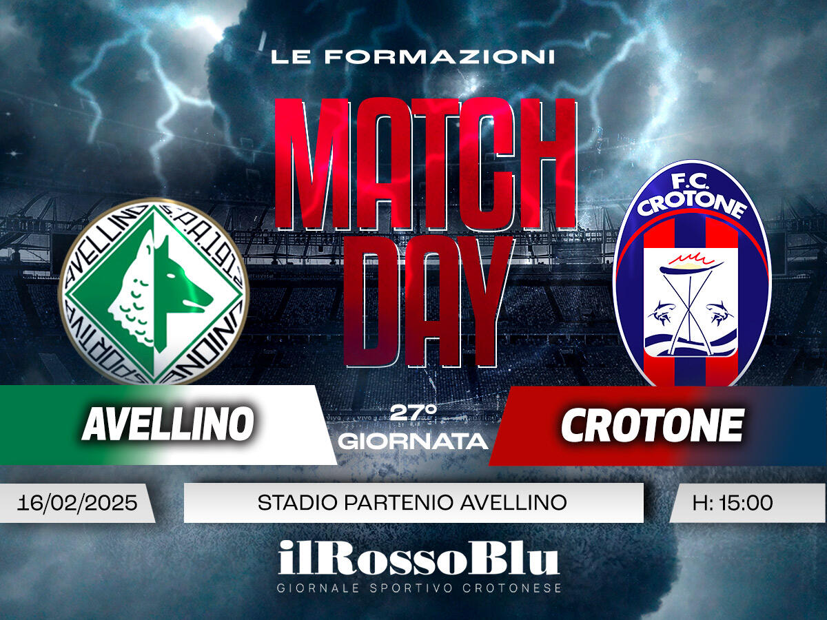#AvellinoCrotone | Le Formazioni - Assenza pesante per la difesa rossoblù - 