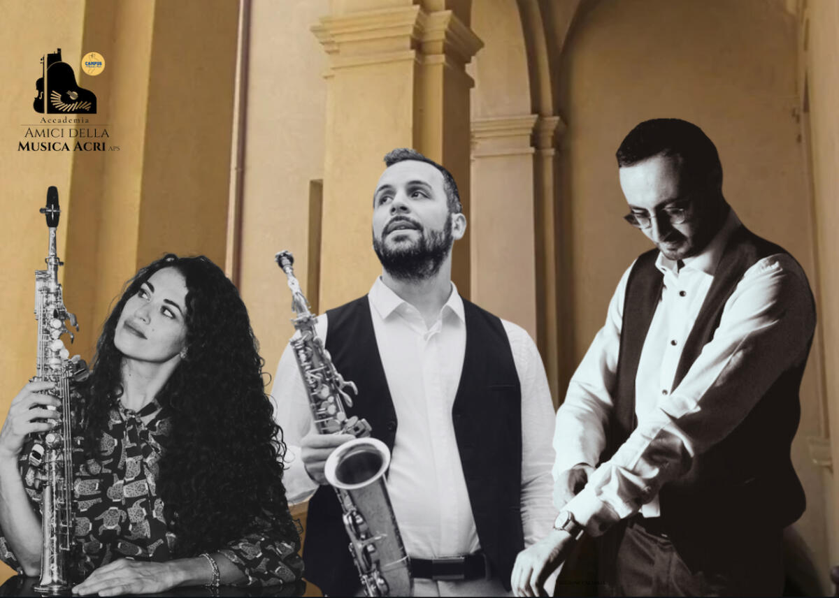 Il saxofono protagonista ad Acri: Nicolas Arsenijevic, Marina Notaro e Angelo Arciglione in concerto - 