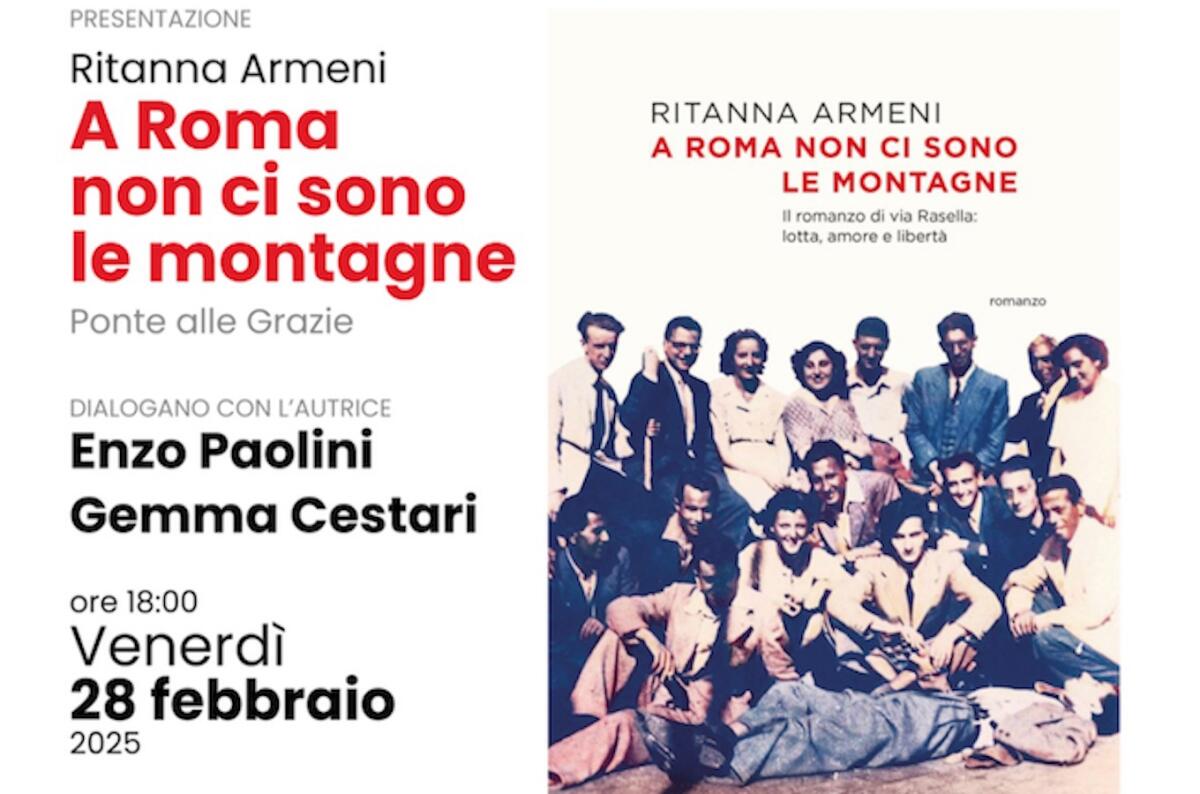 Cosenza - Ritanna Armeni presenta il suo libro "A Roma non ci sono le montagne" - 