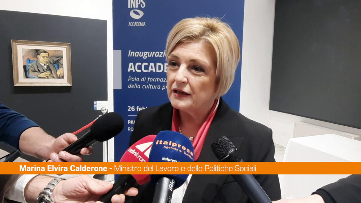 Calderone "Accademia Inps rappresenta l'eccellenza dell'istituto" -