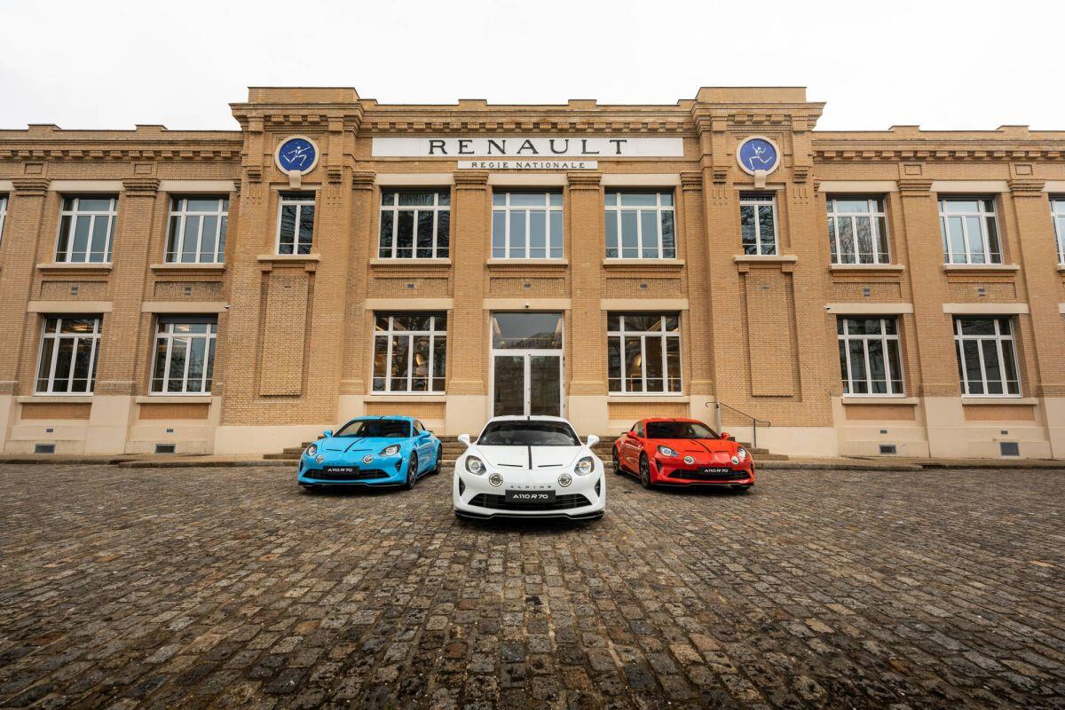 Alpine festeggia 70^ anniversario con serie limitata A110 R 70 - 