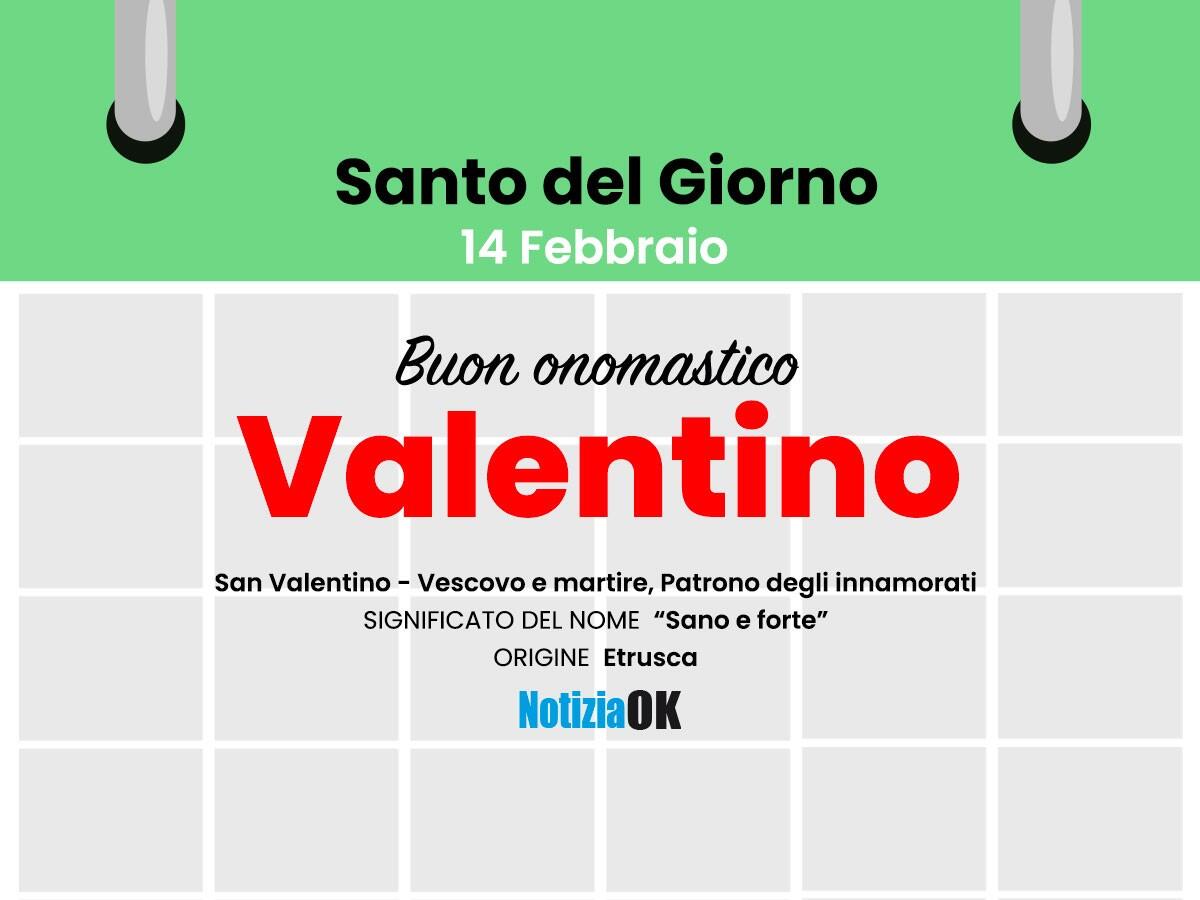 Onomastico: il Santo del giorno è San Valentino - 