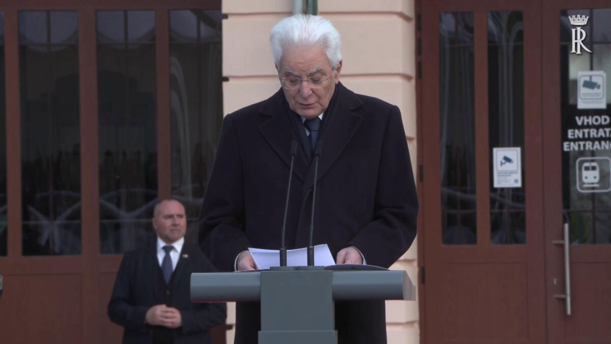 Mattarella "Gorizia e Nova Gorica simbolo di luce in mondo di ombre" -
