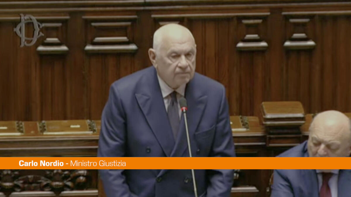 Nordio "Sulla riforma della giustizia andremo avanti senza esitazioni" - 