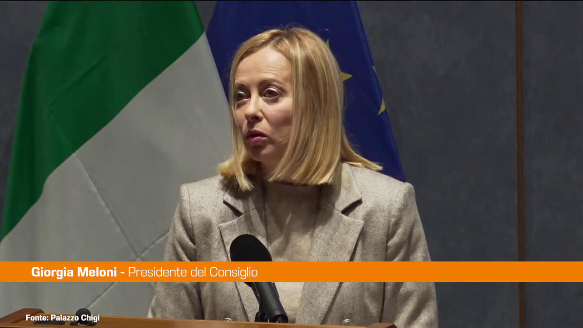 Meloni "Governo determinato ad andare avanti sul protocollo Albania" - 