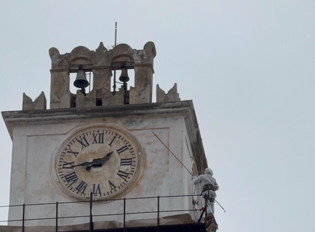 Cassano all'Ionio - Partiti i lavori di restauro della Torre dell'Orologio - 