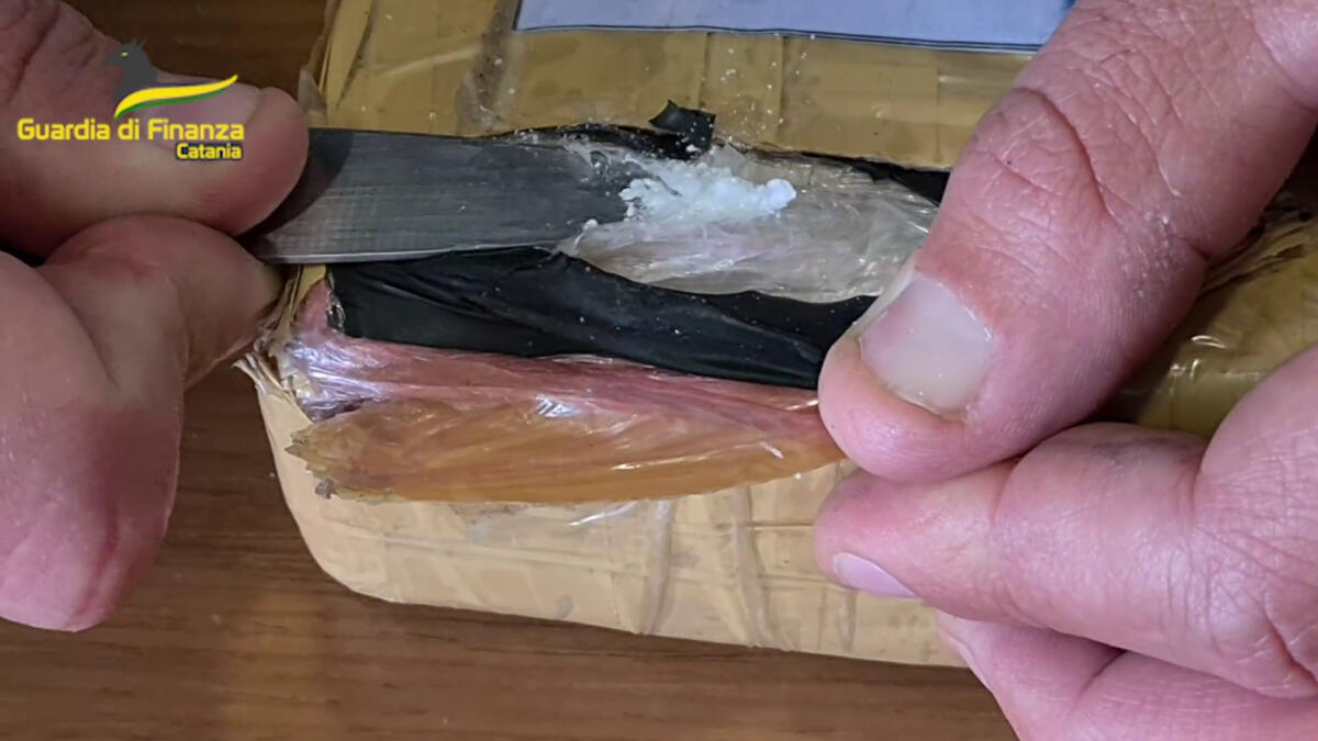 Sequestrati a Catania 2,5 kg di cocaina, un arrestato -