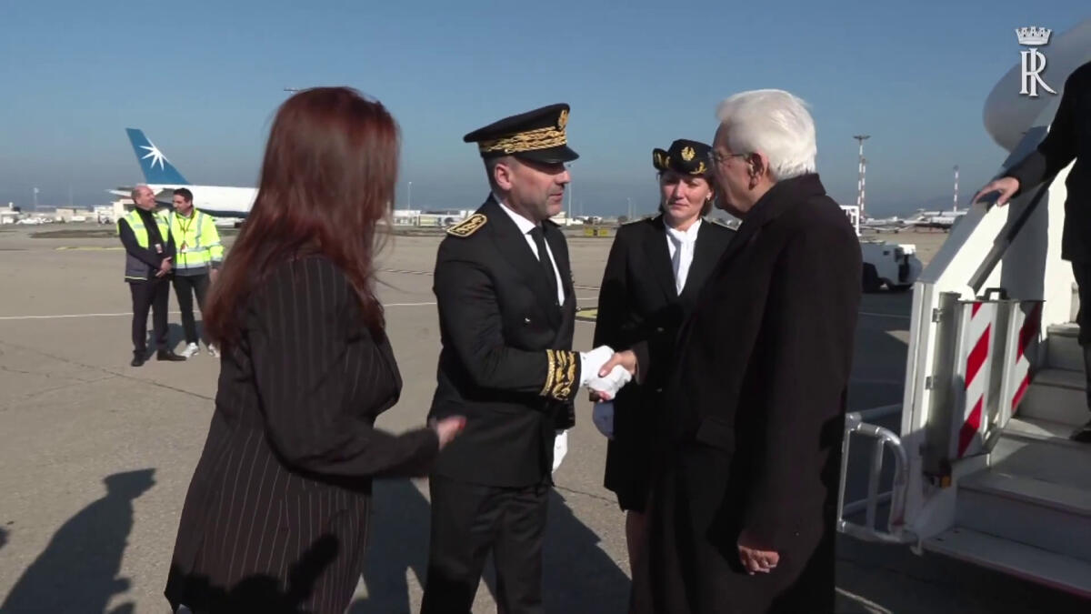 Mattarella è giunto a Marsiglia -