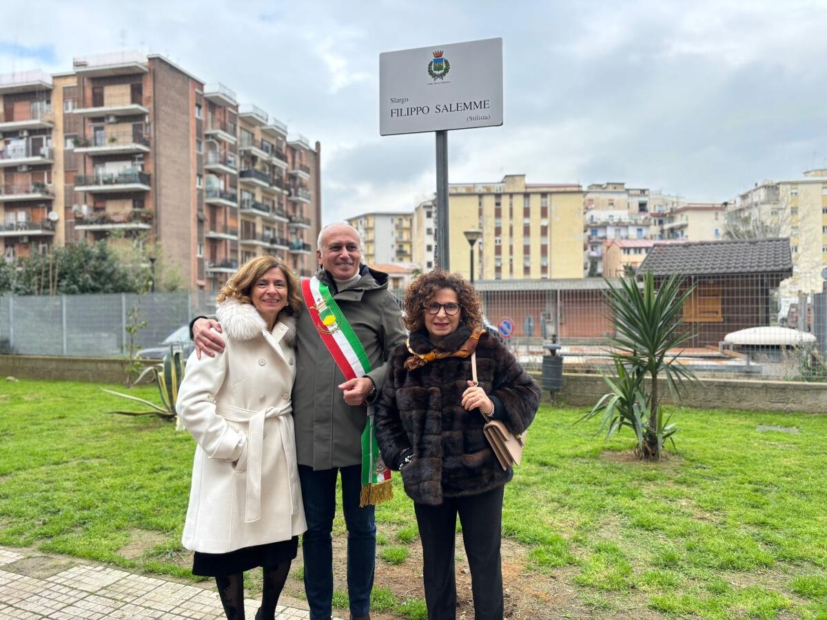 Cosenza - Uno slargo intitolato allo storico sarto Filippo Salemme - 