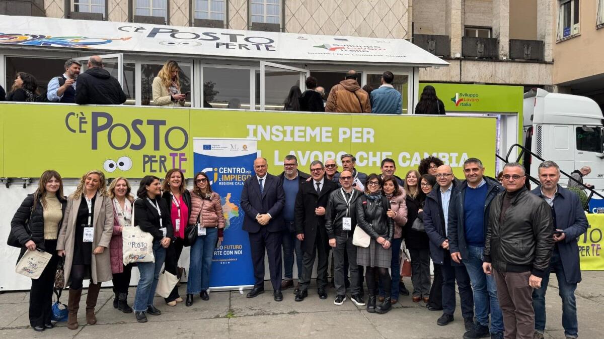 Partito da Cosenza il tour di “C’è Posto per Te”, oltre 30 le aziende alla ricerca di 900 posizioni lavorative - 
