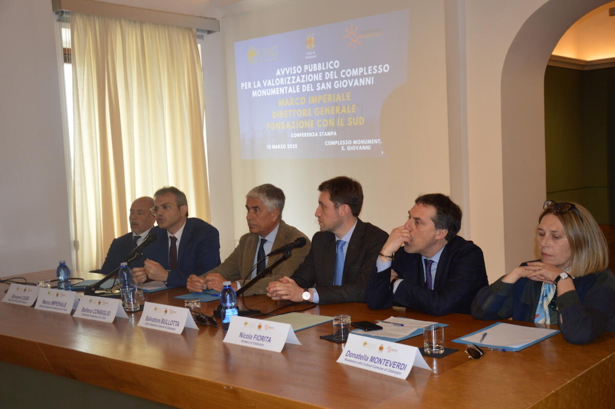 Catanzaro - Presentato l’avviso pubblico per la valorizzazione del Complesso Monumentale del San Giovanni  - 