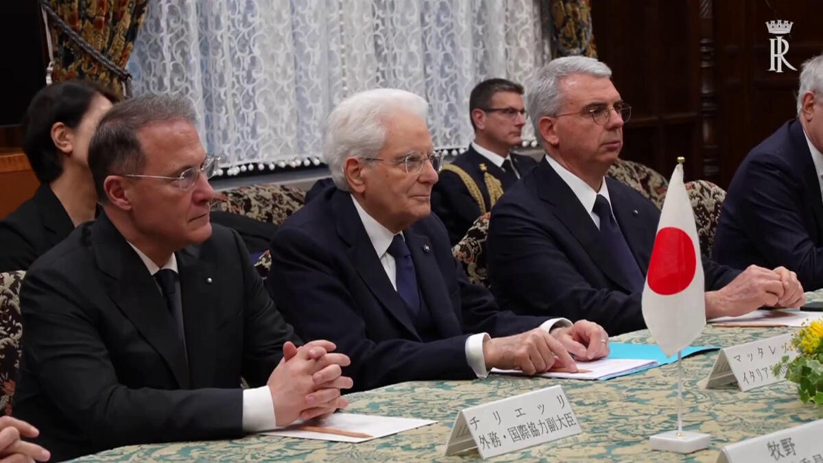 Giappone, Mattarella incontra presidente della Camera dei Consiglieri -
