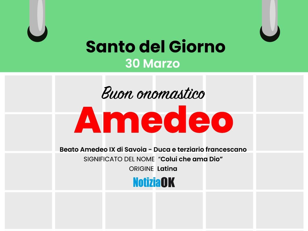 Oggi la Chiesa celebra la memoria di Sant'Amedeo - 