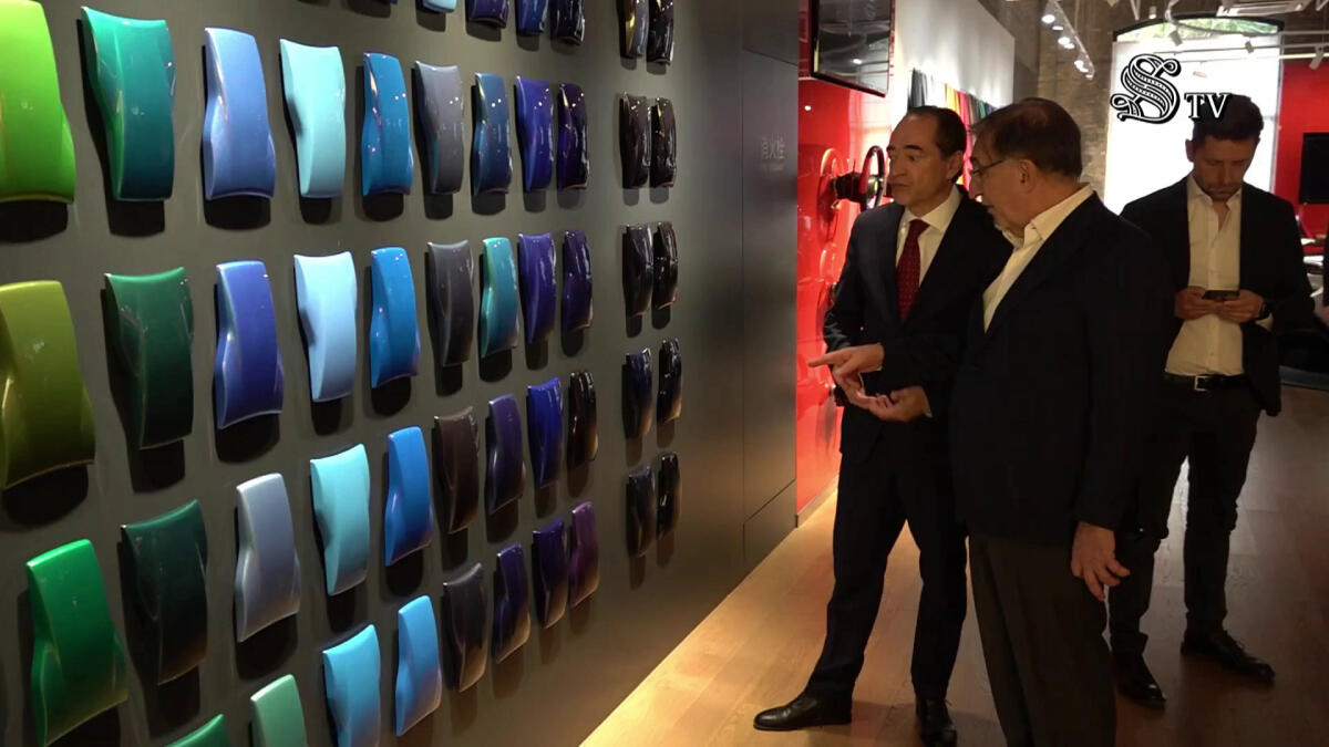 A Shanghai La Russa visita Casa Ferrari -