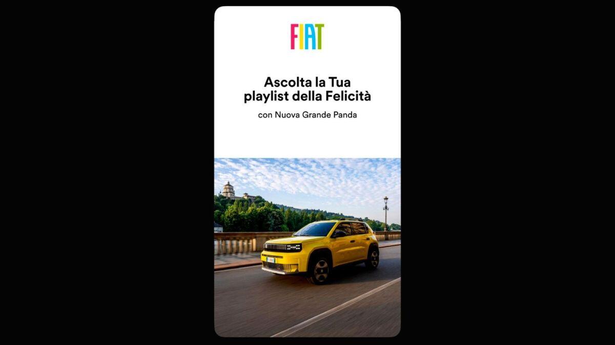 Fiat Grande Panda lancia con Spotify la playlist della felicità - 