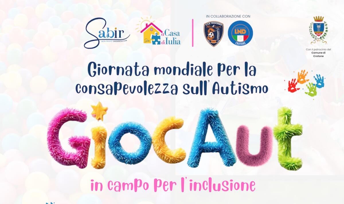 Crotone - ‘GiocAut: in campo per l’inclusione’, giornata di sport promossa dall'associazione Sabir - 