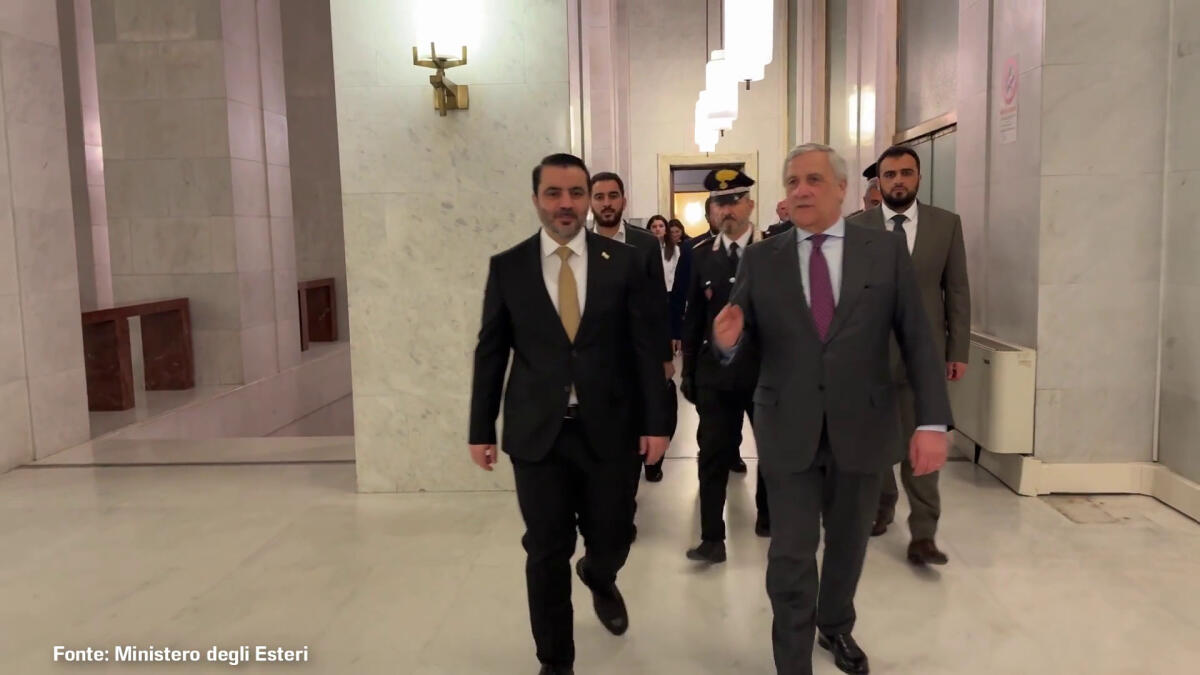 Tajani incontra il ministro degli Esteri siriano alla Farnesina -