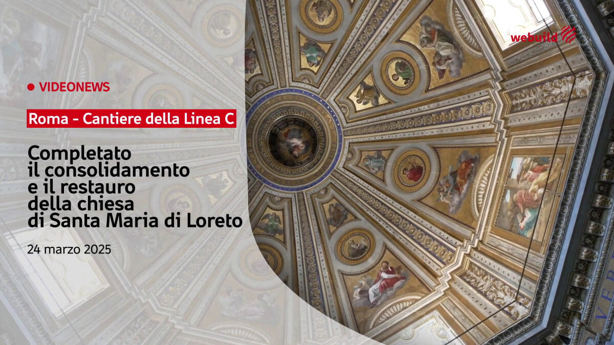 Webuild, a Roma torna a splendere la Chiesa di Santa Maria di Loreto - 