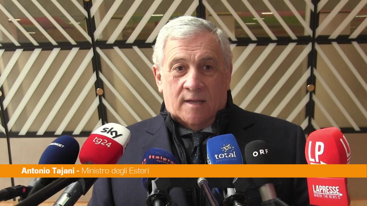 Tajani "Valutiamo piano Kallas, attendiamo sviluppi diplomatici" - 
