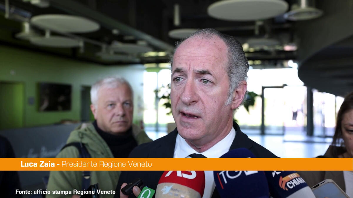 Zaia "Terzo mandato? La politica discute, io impegnato a lavorare" - 