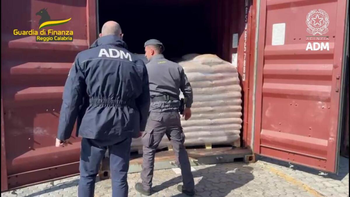 Calabria - Duro colpo al traffico di droga: sequestrata più di una tonnellata di cocaina purissima - 