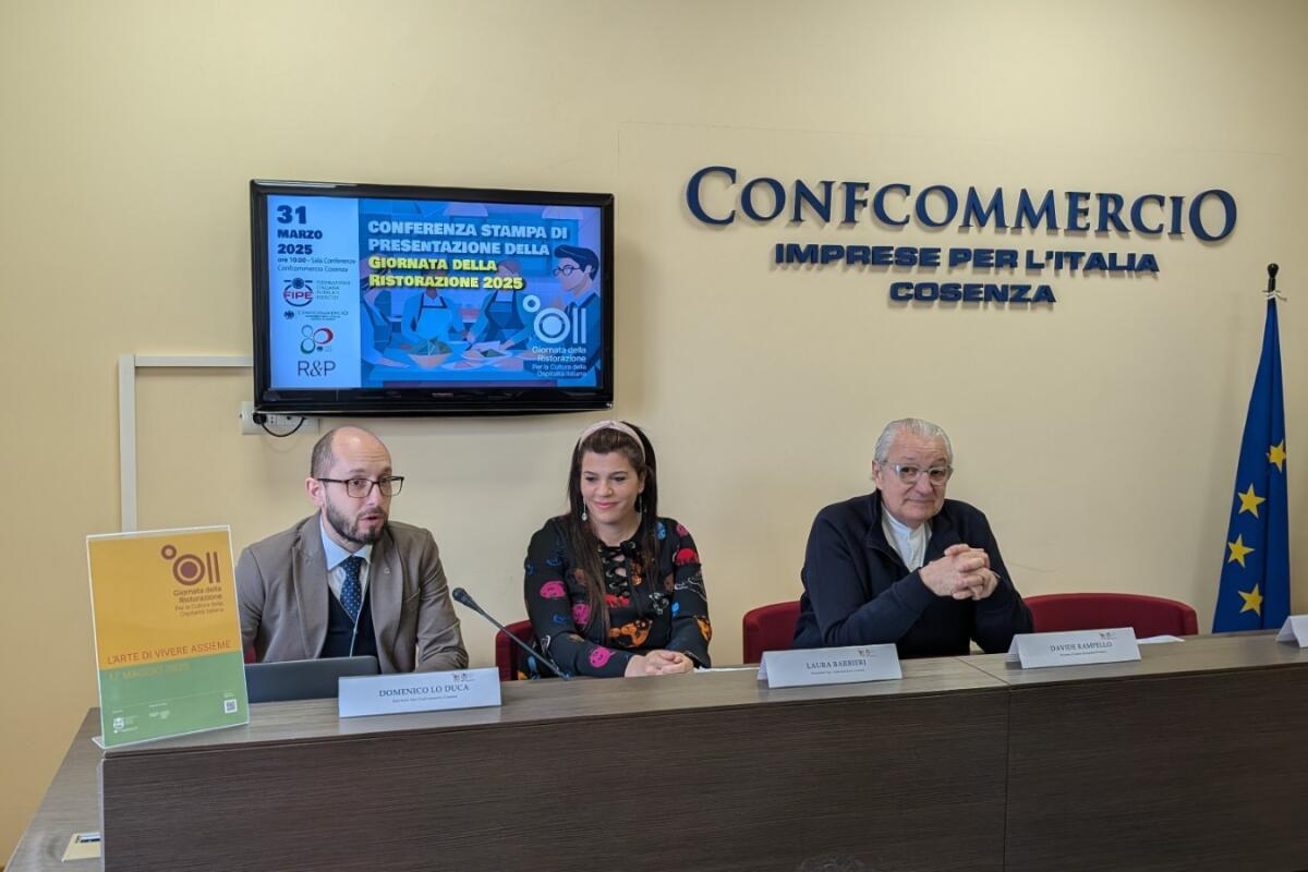 Cosenza - Presentata la Giornata della Ristorazione per celebrare l'ospitalità - 