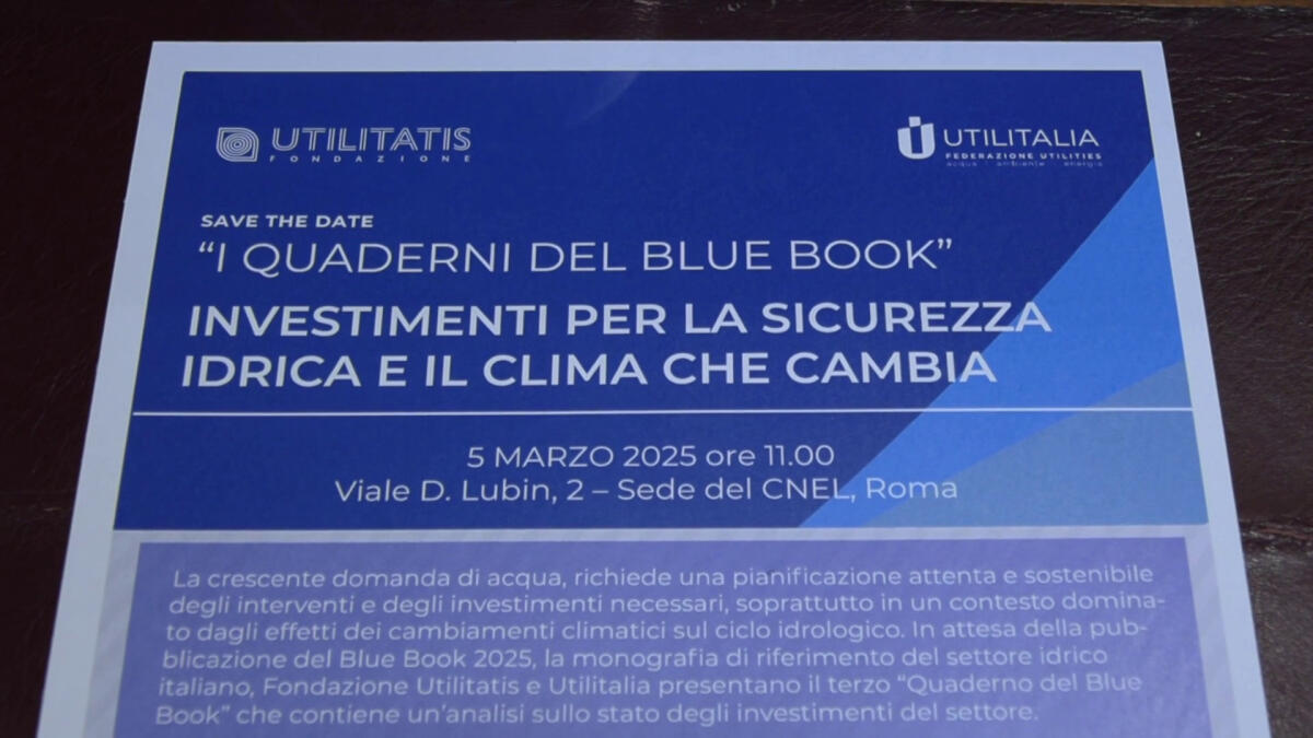 Acqua, investimenti in netta crescita anche grazie al Pnrr -