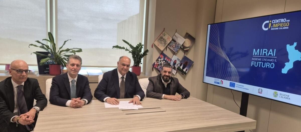 Politiche attive del lavoro, intesa tra Dipartimento regionale e Unindustria Calabria - 