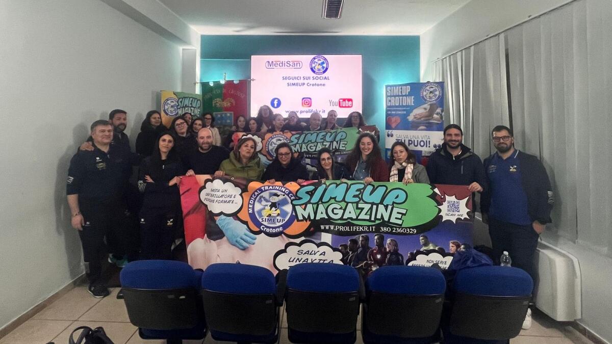 Continua l'opera di formazione BLSD del Simeup Crotone: per un territorio più sicuro - 