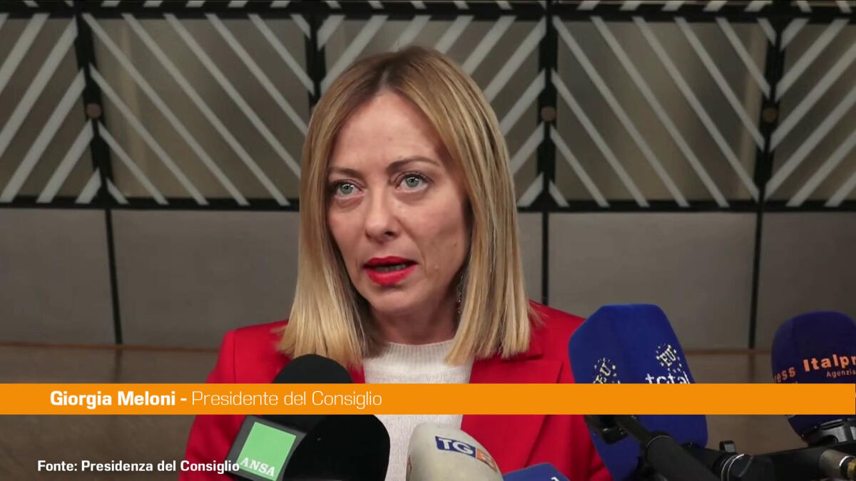 Ue, Meloni "Accolta la proposta italiana su InvestEu per la Difesa" - 
