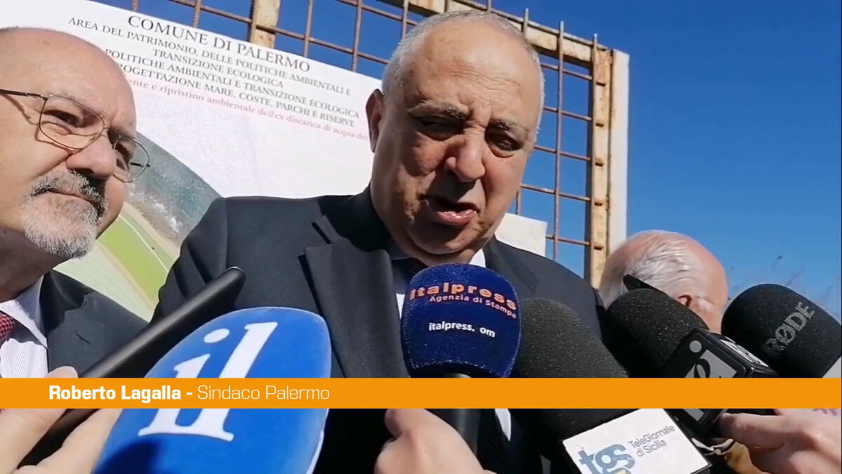 Palermo, Lagalla "Lavori parco Libero Grassi ci proiettano nel futuro" - 