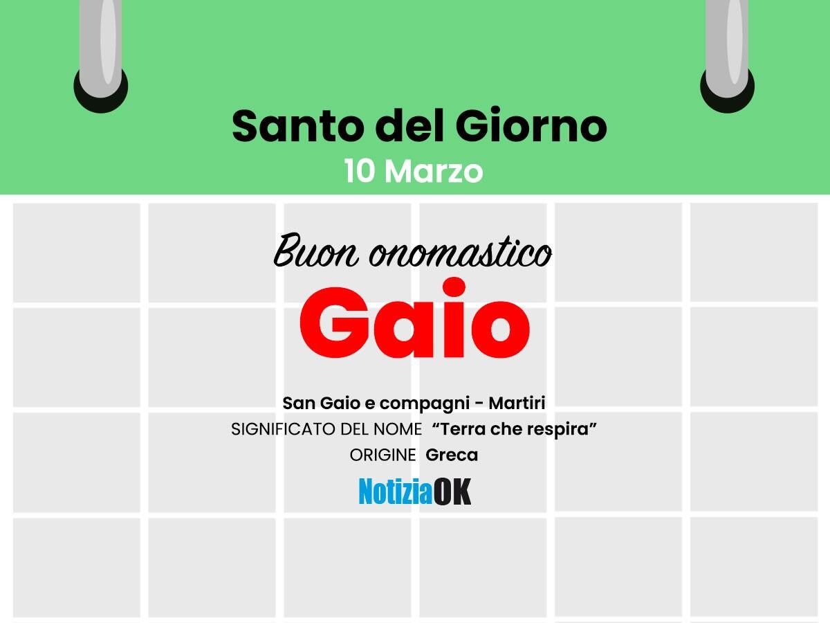Oggi la Chiesa celebra la memoria di San Gaio - 