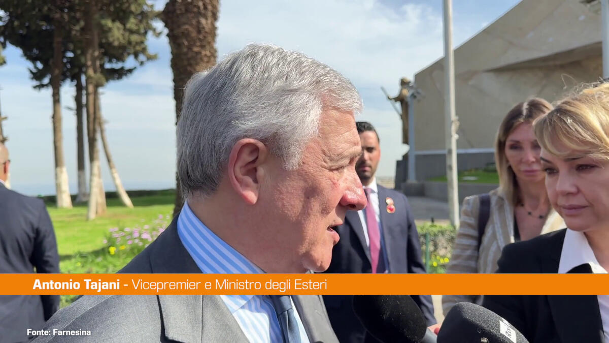 Algeria, Tajani "Rafforzare collaborazione in campo economico" -