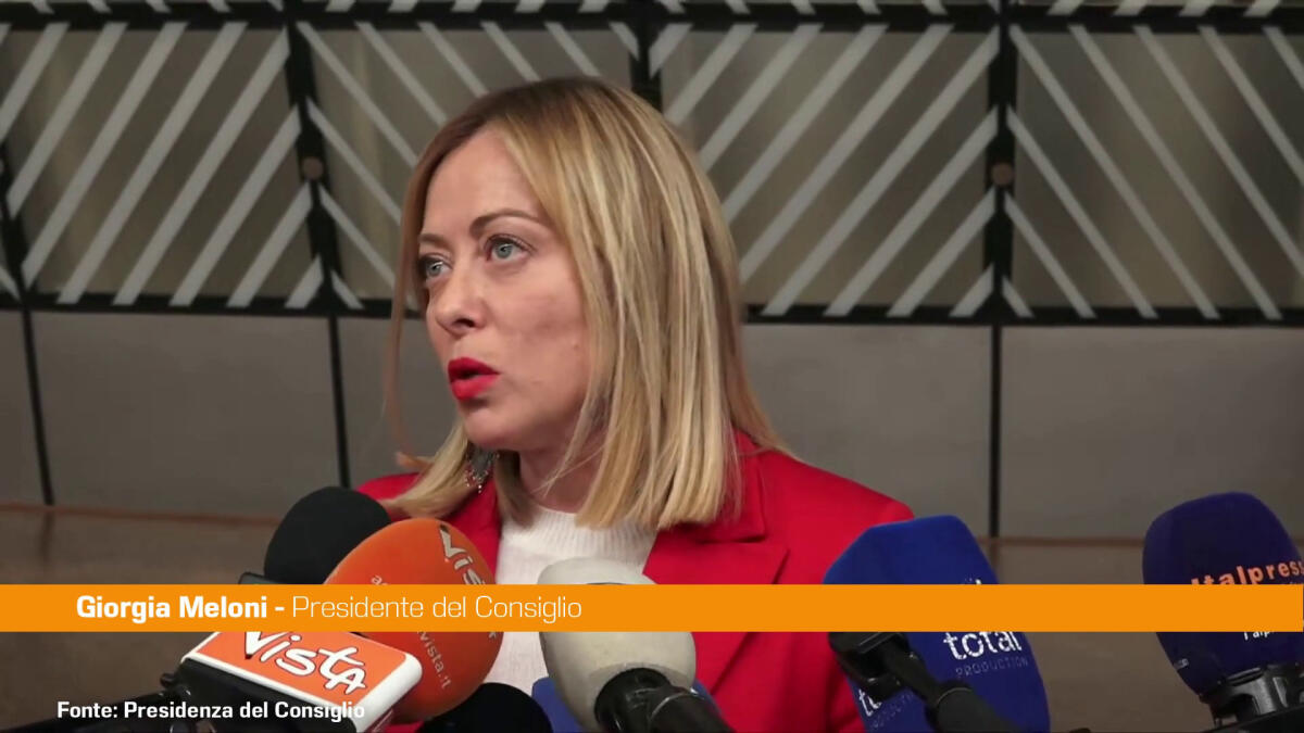 Meloni "Ventotene? Sconvolta dalla reazione scomposta della sinistra" -