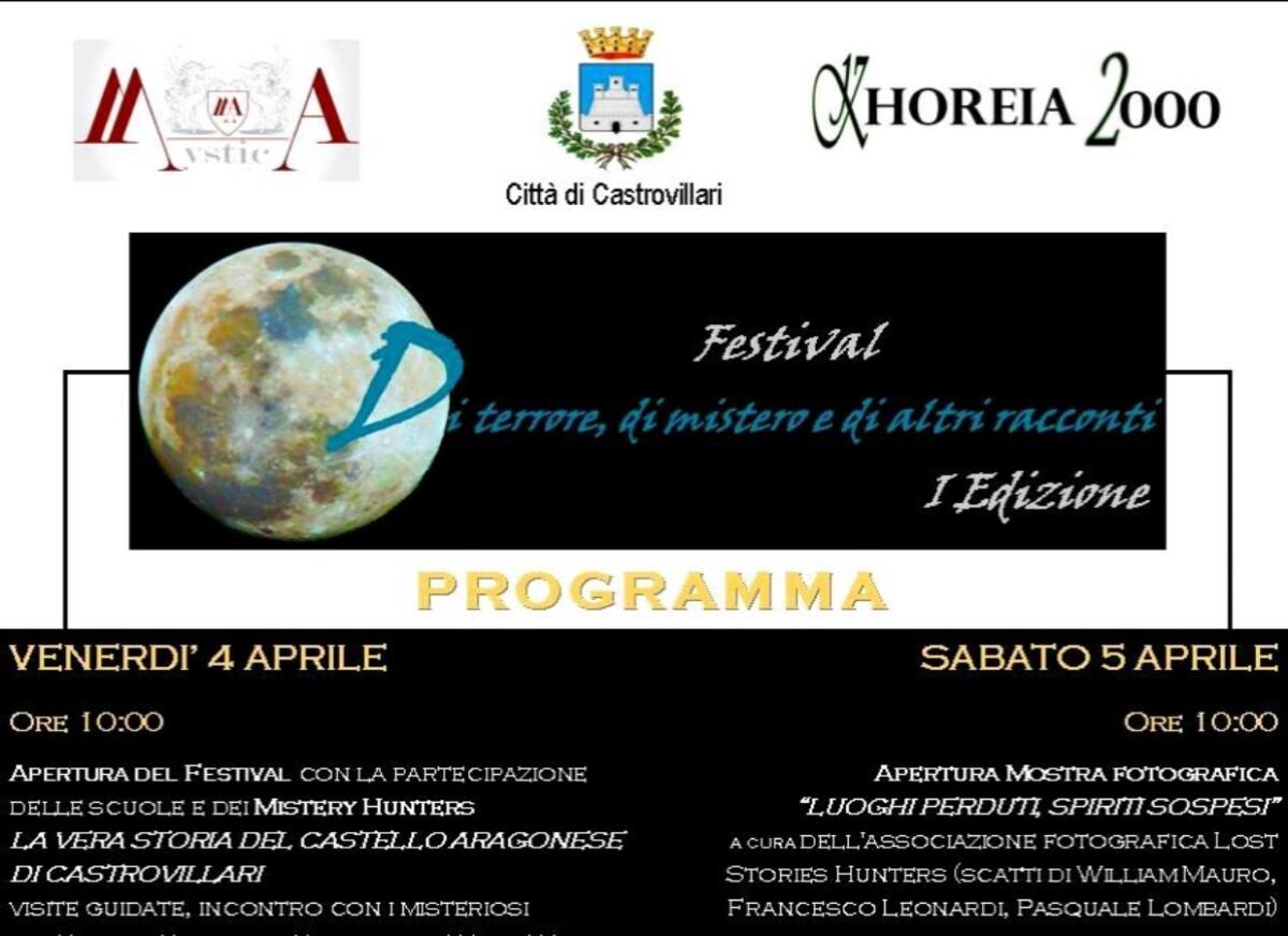 Castrovillari - Conto alla rovescia per Festival di Terrore, di Mistero e di Altri Racconti - 
