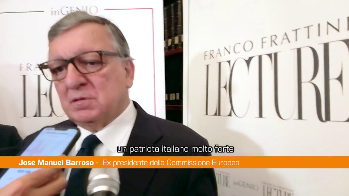 Ue, Barroso "Frattini grande europeista e patriota" - 