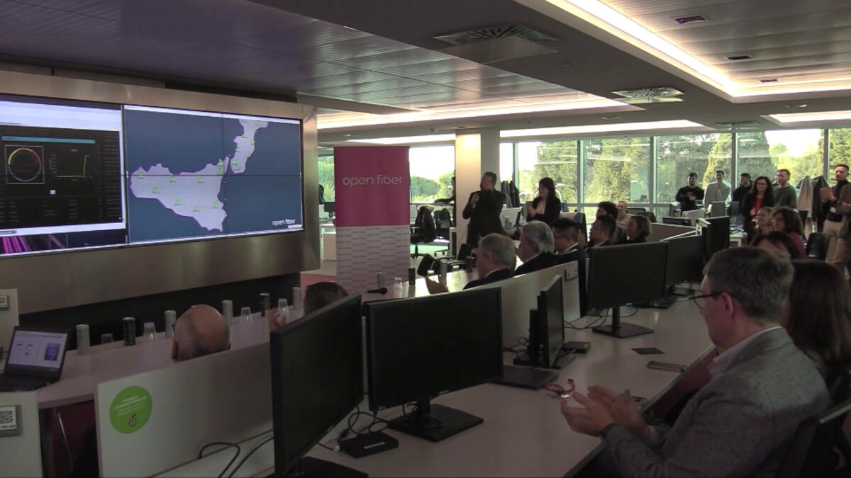 Sullo Stretto di Messina un ponte digitale da 81,6 terabit al secondo - 