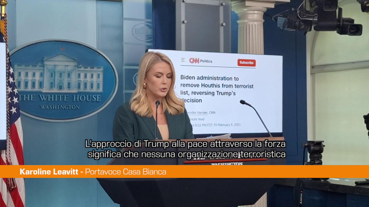 Caso Signal, Leavitt "Dai democratici campagna per creare caos" -