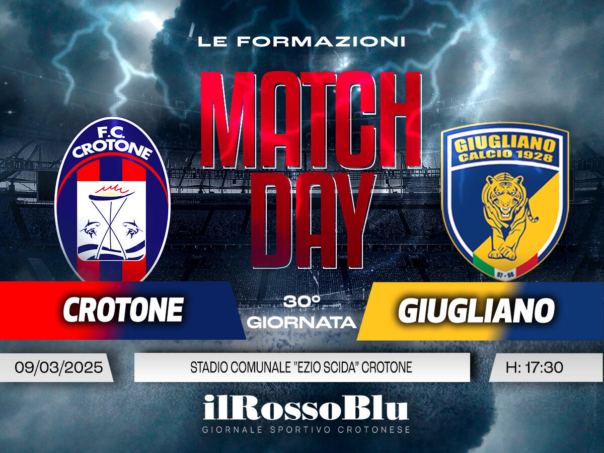 #CrotoneCerignola | Le Formazioni - Così le squadre in campo - 
