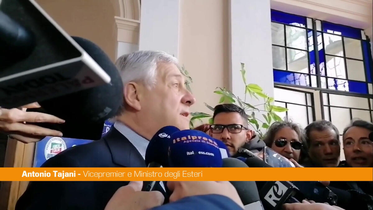 Tajani "La politica estera la fanno Palazzo Chigi e Farnesina" -