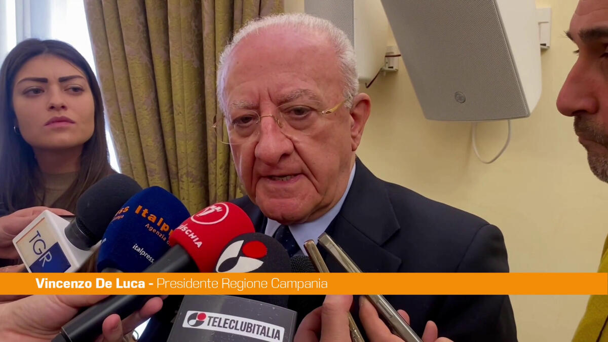 UE, De Luca "Deviare i fondi sul riarmo sarebbe tragedia per il Sud" - 
