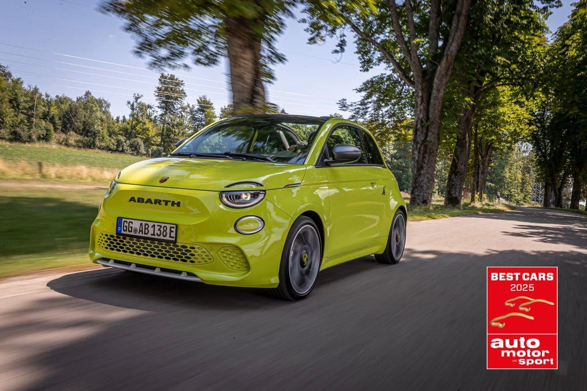 Abarth 500e premiata come migliore “Mini car” dai lettori di “Auto motor und sport” - 