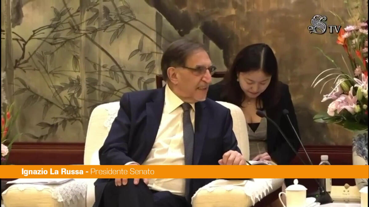 La Russa in Cina "Positivo confronto tra diverse visioni del mondo" -