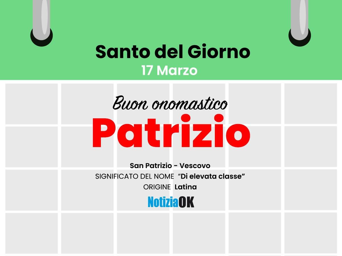 Onomastico: il Santo del giorno è San Patrizio - 