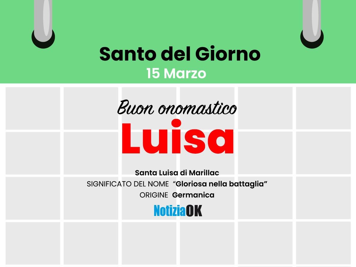 Oggi la Chiesa celebra la memoria di Santa Luisa - 