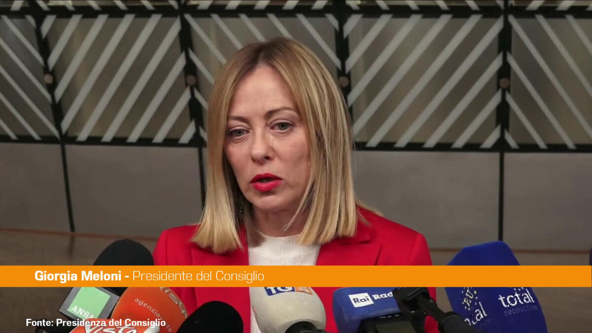 Ucraina, Meloni "Garanzie di sicurezza per una pace giusta e duratura" - 