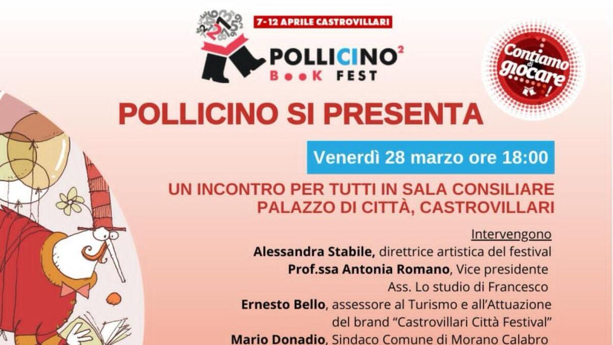 Castrovillari - Il Pollicino Book Fest si presenta -