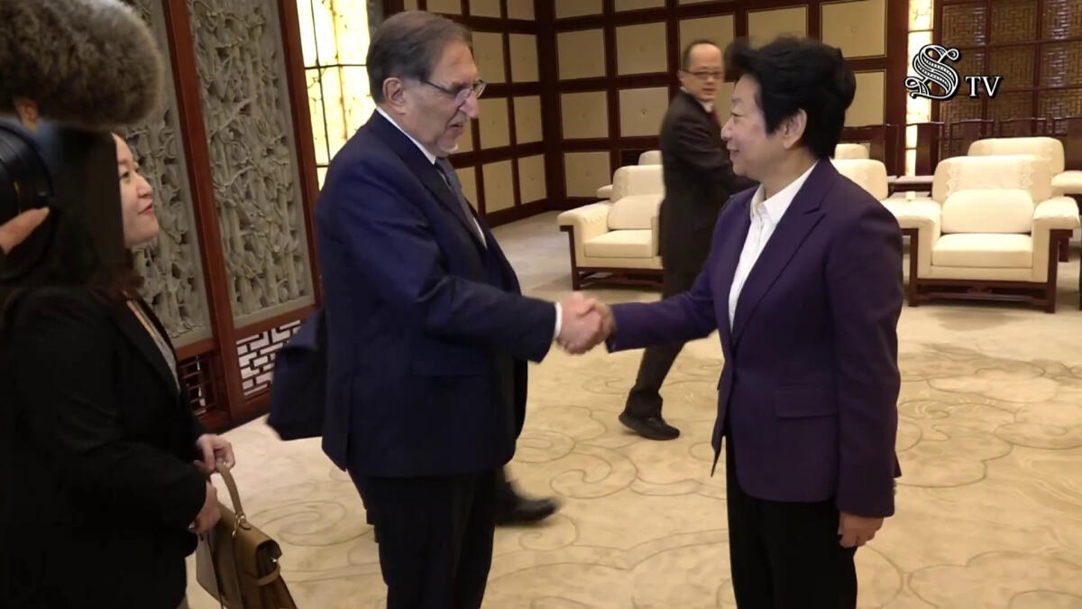 La Russa incontra presidente del Congresso del Popolo di Shanghai -
